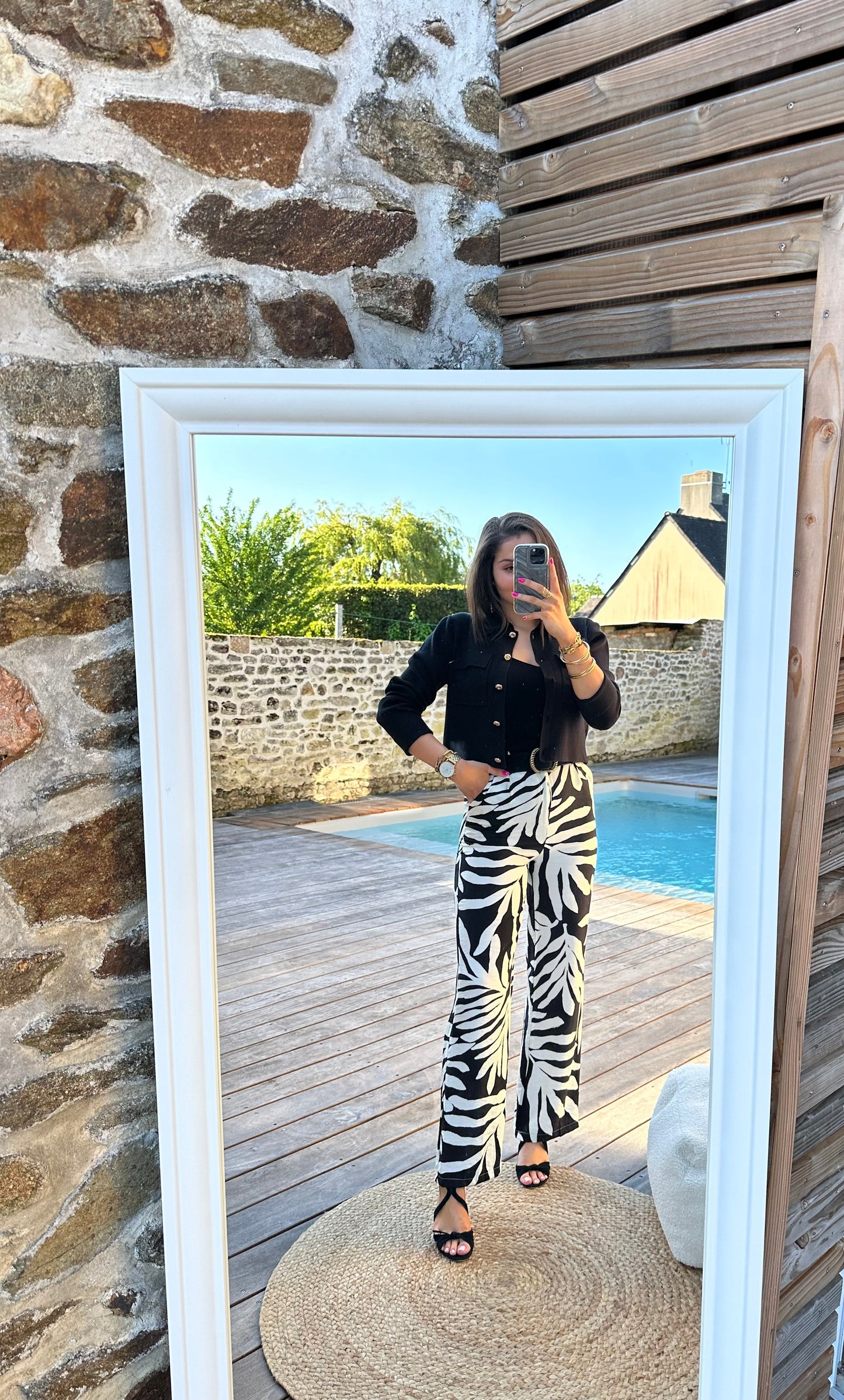 Pantalon imprimé JEANNE