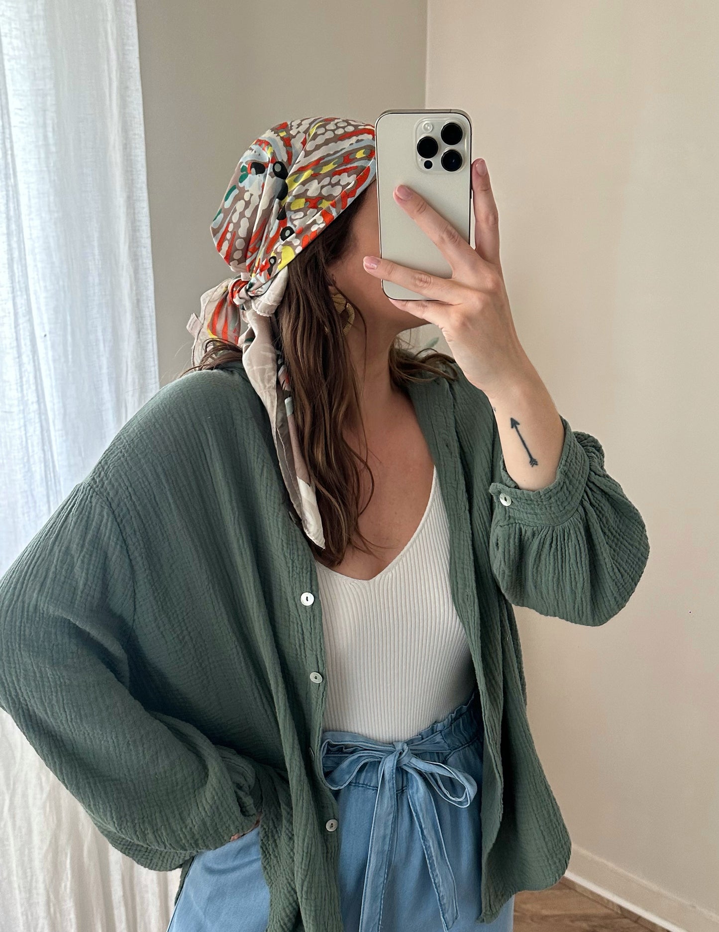Carré imprimé ALBA