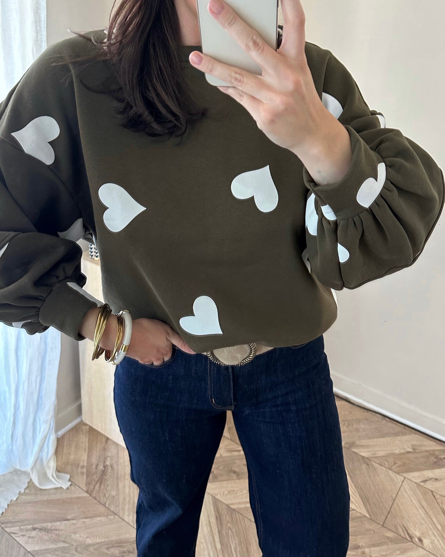 Sweat coeur CASSANDRE