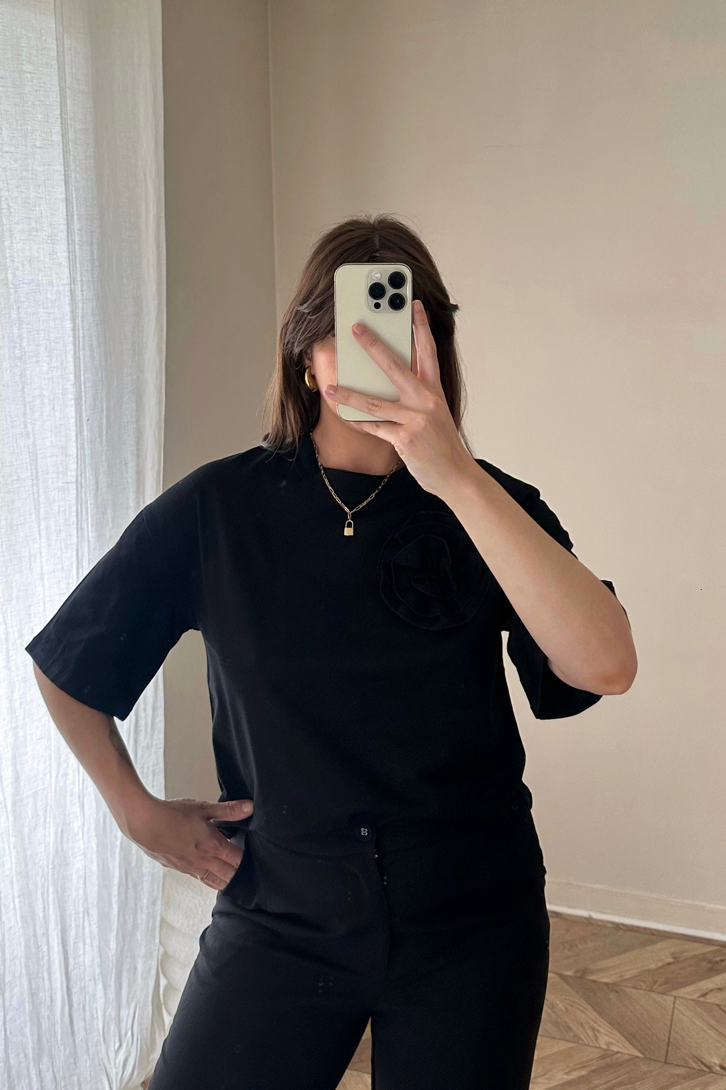 Tee shirt fleur VICTOIRE