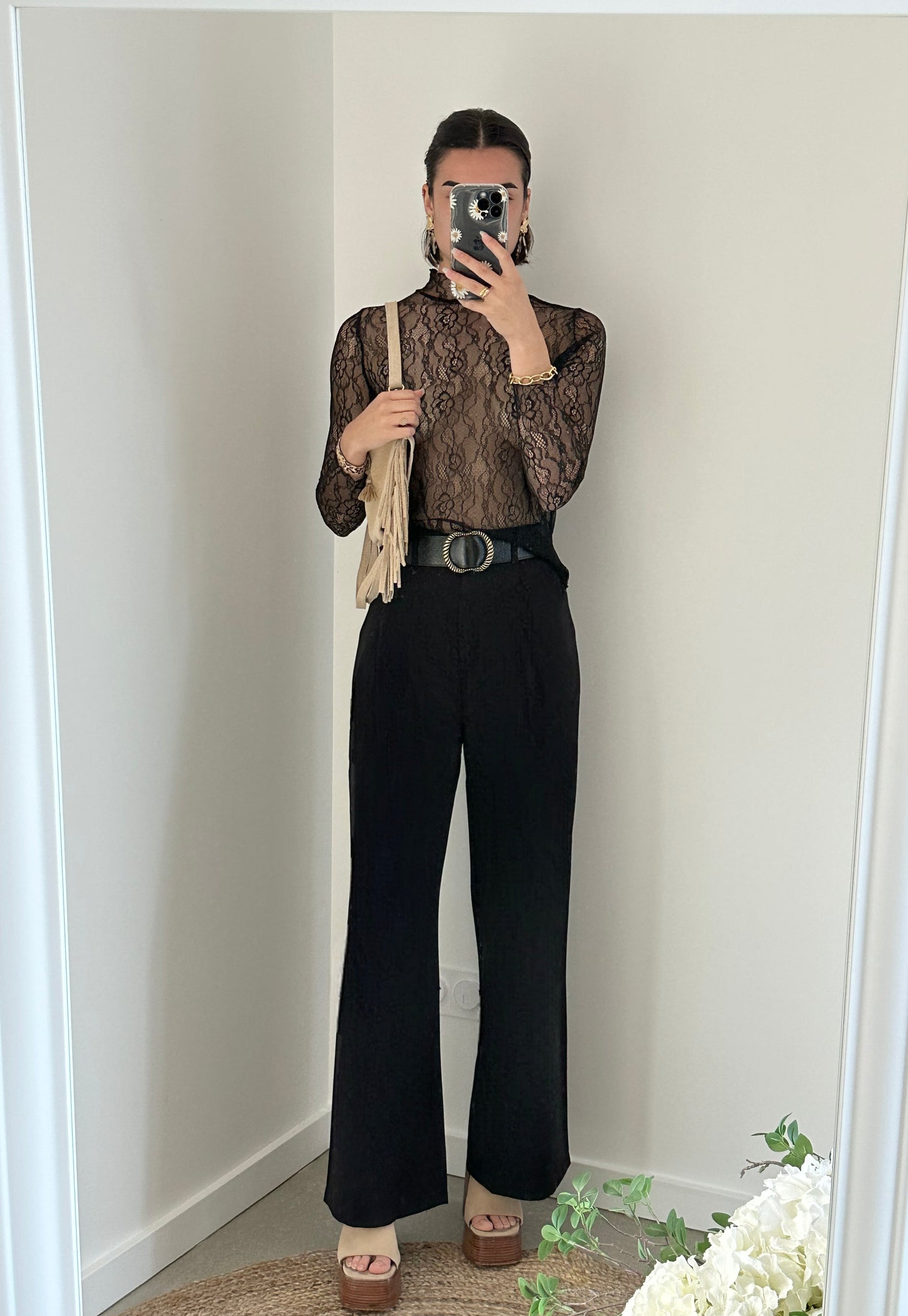 Haut dentelle noir ZOÉ