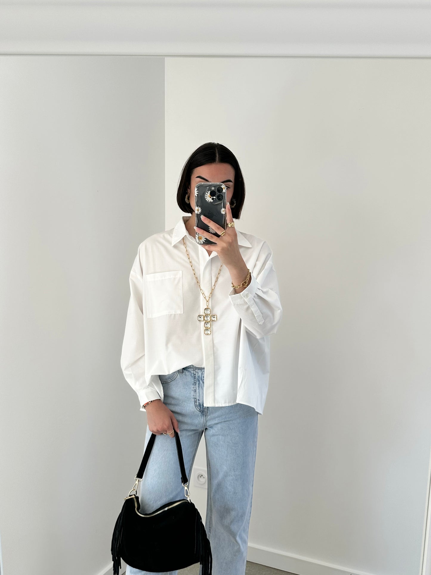 Jeans ourlet effrangé ASTRID