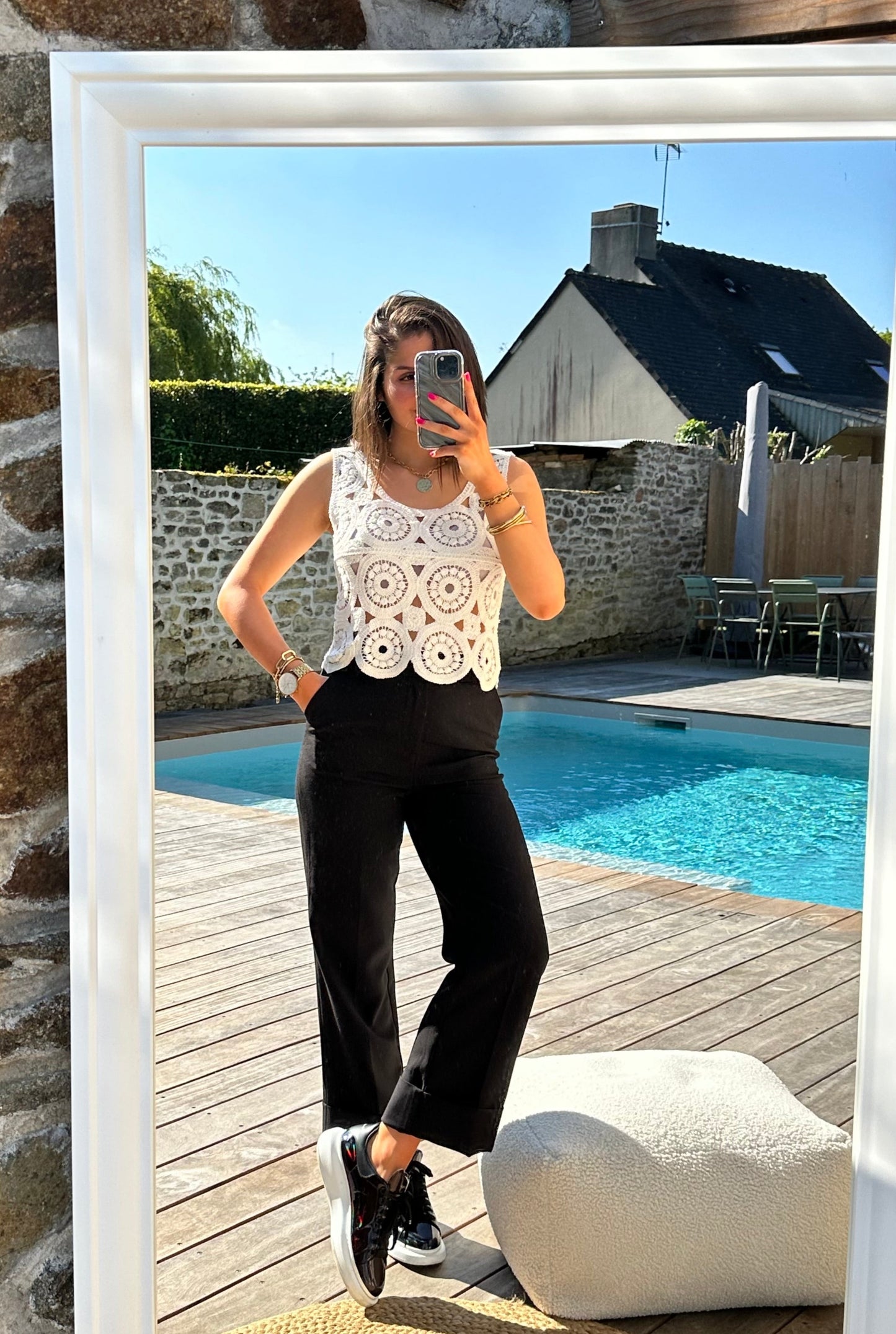 Pantalon noir Armelle